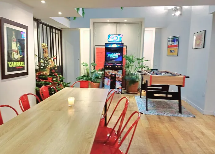 Loft Familial Au Coeur De Paris Avec Clim, Arcade Et Baby-Foot Proche Republique Et Canal St Martin