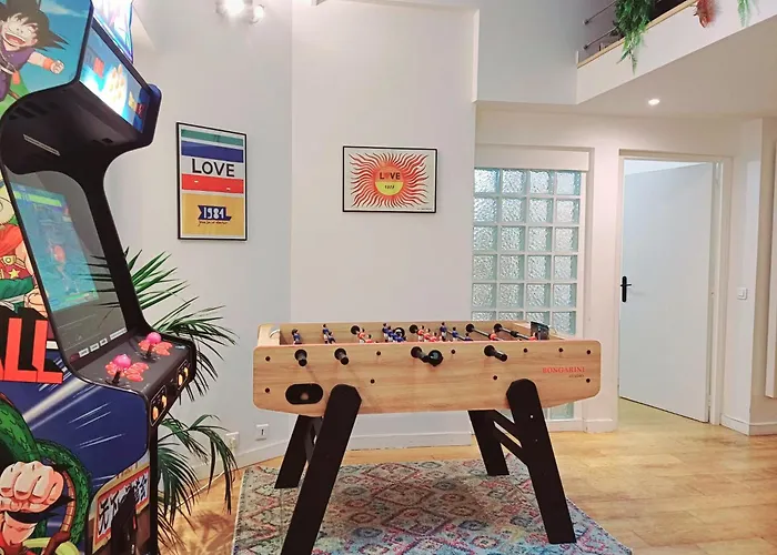 Loft Familial Au Coeur De Paris Avec Clim, Arcade Et Baby-Foot Proche Republique Et Canal St Martin